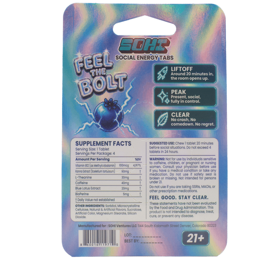 SOHI Social Energy Tabs - Kanna Tablets