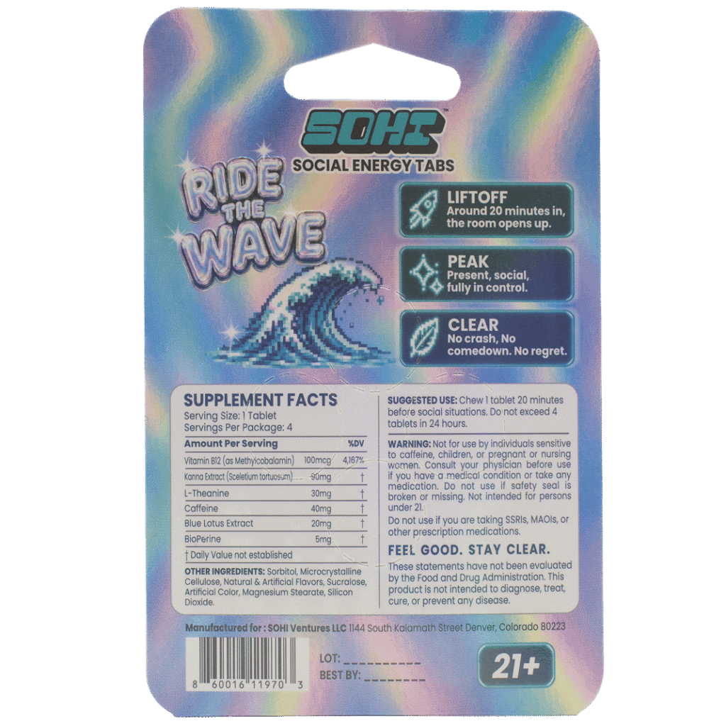 SOHI Social Energy Tabs - Kanna Tablets